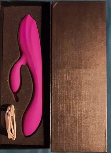 G Spot Rabbit Vibrator with Heating Function and Bunny Ears for Clitoris G-spot Stimulation photo review