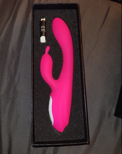 G Spot Rabbit Vibrator with Heating Function and Bunny Ears for Clitoris G-spot Stimulation photo review