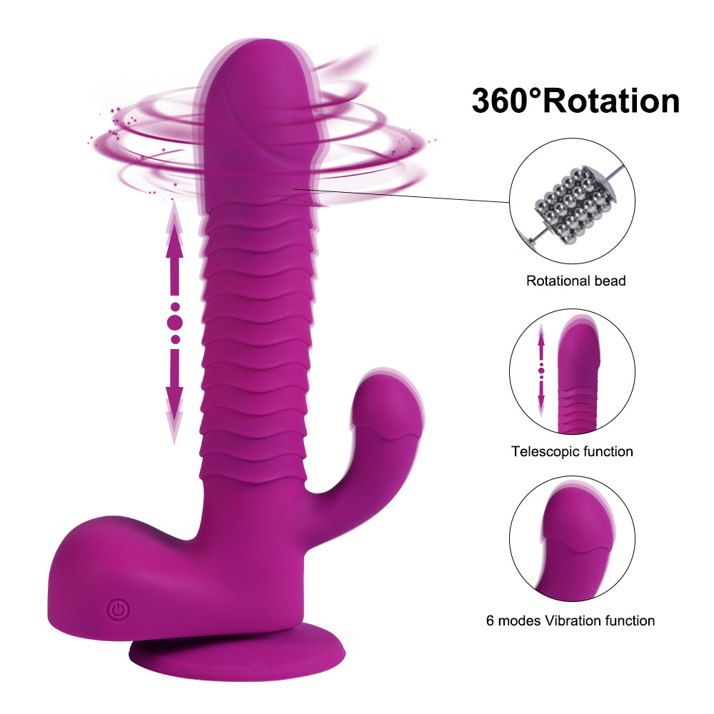 Wireless Realistic Dildos with Strong Suction Cup Vaginal G-spot Massager  for Hands-Free Play Adult Sex Toy | VibratorToyX