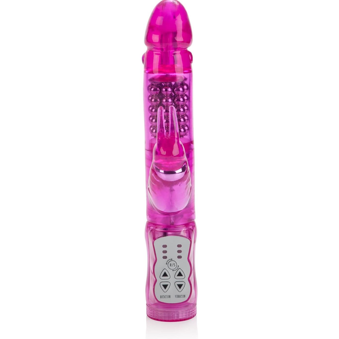 Rabbit Vibrator With Rotating Shaft Vibe Sex Toys for Couples Adult Clitoral and G Spot Massager Pink VibratorToyX